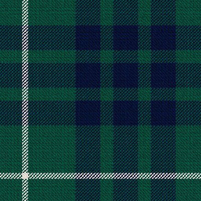 Hamilton Hunting Modern Tartan T-Shirt Half of Me - Cross Style
