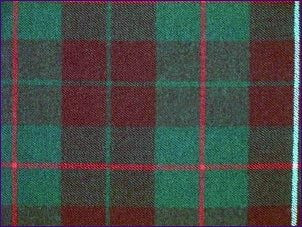 MacKinnon Hunting Modern Tartan Crest Zipper Hoodie - Half Of Me Style